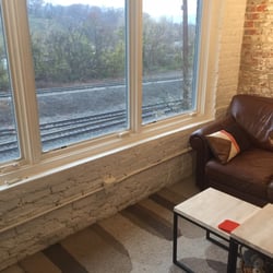 View over railroad yard