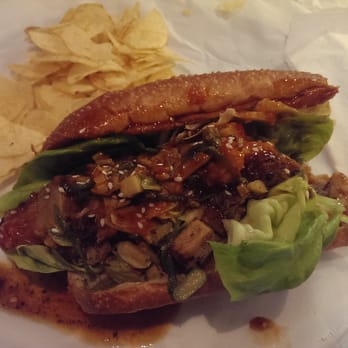 KoKyu Na'Mean - The Sssandwich, a daily special. Soy glazed pork and more pork. Fork may be required. - Sandwiches Near Me - Durham, North Carolina KoKyu Na'Mean - The Sssandwich, a daily special. Soy glazed pork and more pork. Fork may be required. - Sandwiches Near Me - Durham, North Carolina