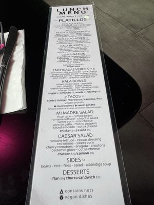 Menu photo 8 Kalaveras Northridge, CA Menu photo 8 Kalaveras Northridge, CA