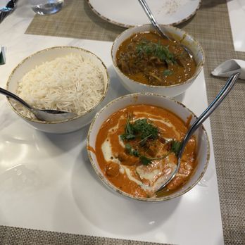 Arya Restaurant & Bar - Butter Chicken Masala, rice & Malabar Mutton Masala! Delicious! - Breakfast & Brunch Near Me - Burbank, California Arya Restaurant & Bar - Butter Chicken Masala, rice & Malabar Mutton Masala! Delicious! - Breakfast & Brunch Near Me - Burbank, California