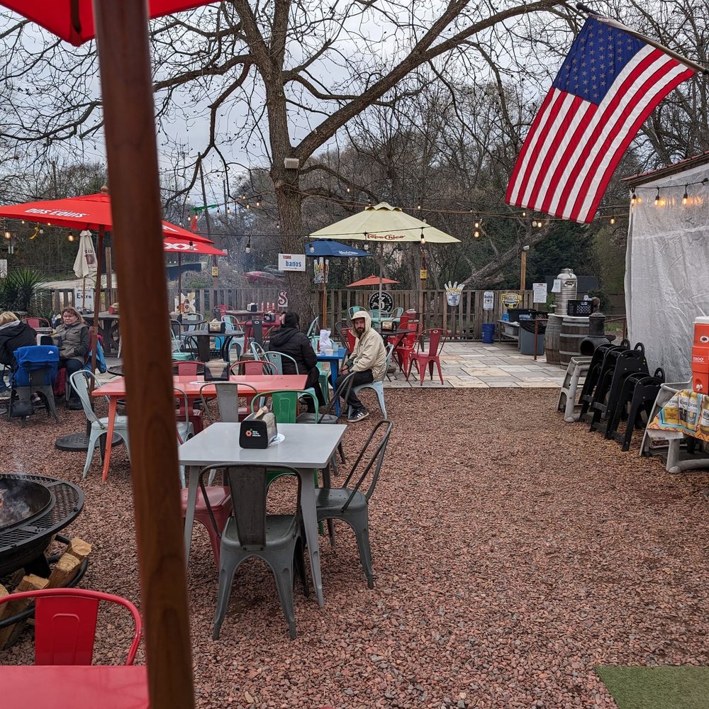 El Tesoro - Outdoor seating with fire pits and tents - Mexican Near Me - Atlanta, Georgia El Tesoro - Outdoor seating with fire pits and tents - Mexican Near Me - Atlanta, Georgia