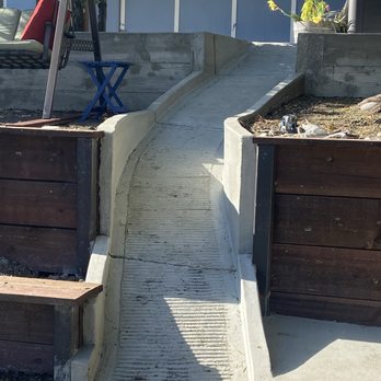 Lara's Concrete - Lawn mower ramp. - Masonry/Concrete Near Me