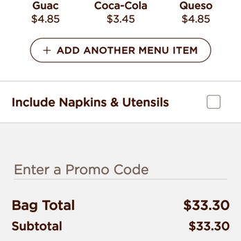 Chipotle Mexican Grill - Food cost without free delivery - Mexican Near Me - Great Falls, Montana