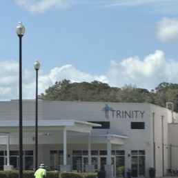 Exterior outside entrance of Trinity Baptist Church - This is the building where the play ground is. Back right. Only 54" or below can play - Jacksonville, Florida Exterior outside entrance of Trinity Baptist Church - This is the building where the play ground is. Back right. Only 54" or below can play - Jacksonville, Florida