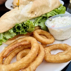 Whiskey Joe's - Fish sandwich is huge!