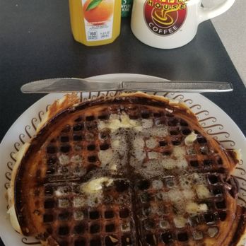Waffle House - Dark pecan waffle with butter & syrup - Breakfast & Brunch Near Me - Castle Rock, Colorado Waffle House - Dark pecan waffle with butter & syrup - Breakfast & Brunch Near Me - Castle Rock, Colorado