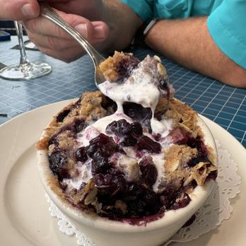 Galyn's - Maine Blueberry-Apple Crisp - Seafood Near Me - Bar Harbor, Maine Galyn's - Maine Blueberry-Apple Crisp - Seafood Near Me - Bar Harbor, Maine