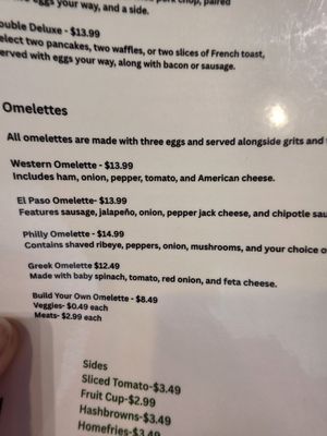 Menu photo 2 Main Street Diner Waynesville, NC