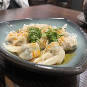 Dynasty Dumpling - Pork C5. Wonton with Chili Sauce - Dim Sum Near Me - San Francisco, California