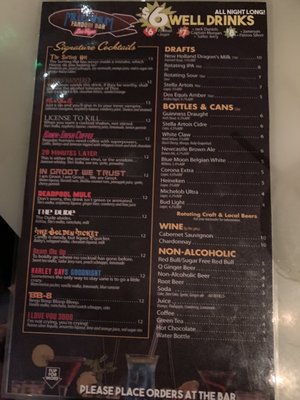 Menu photo 7 FANDOM BAR - Las Vegas Las Vegas, NV Menu photo 7 FANDOM BAR - Las Vegas Las Vegas, NV
