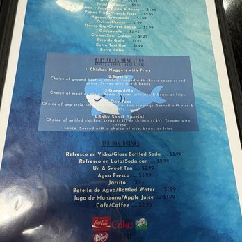 Los Tiburones - Menu - Mexican Near Me - Monroe, North Carolina
