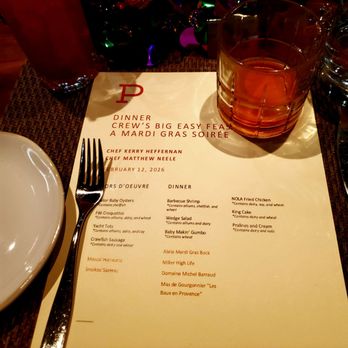 The James Beard Foundation - Menu of the night - - 2/12/2026 - Community Service/Non-Profit Near Me - New York, New York
