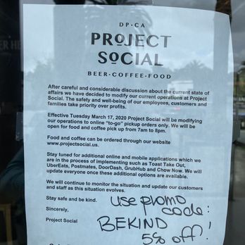 Project Social - This is short -term to save lives of people you may know. - New American Near Me - Dana Point, California