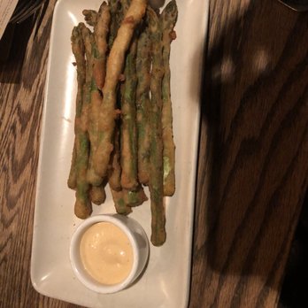 SideDoor - tempura asparagus...NOM! - British Near Me - Corona del Mar, California SideDoor - tempura asparagus...NOM! - British Near Me - Corona del Mar, California