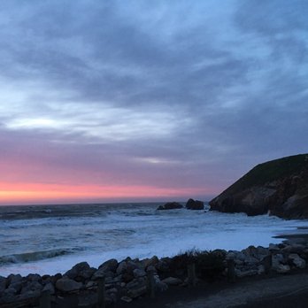 Lighthouse Hotel - Sunset from room 128 - Hotels Near Me - Pacifica, California