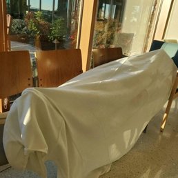 This person was lucky enough to find chairs for a makeshaft bed. Yea, he looks "dead" tired! Everyone else was sitting. This person was lucky enough to find chairs for a makeshaft bed. Yea, he looks "dead" tired! Everyone else was sitting.
