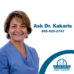 Kakaris Family Dentistry - Ask Dr. Kakaris - call 855-525-2747 today, or visit www.kakarisdentistry.com 24/7.