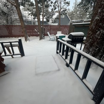 Big Bear Vacations - Backyard in the morning. - Vacation Rentals Near Me - Big Bear Lake, California Big Bear Vacations - Backyard in the morning. - Vacation Rentals Near Me - Big Bear Lake, California