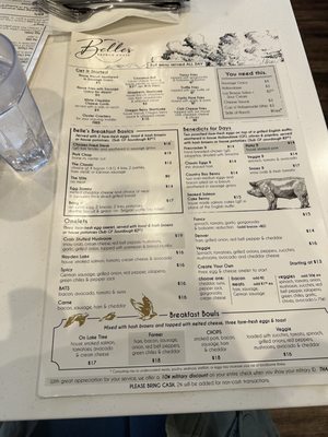 Menu photo 2 Belle’s Brunch House Hayden, ID Menu photo 2 Belle’s Brunch House Hayden, ID