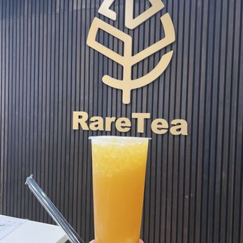 RareTea - Mango Green Tea - Bubble Tea Near Me - Aurora, Colorado