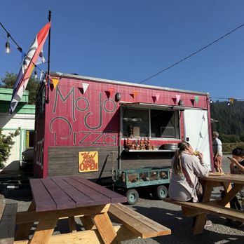 Mojo Pizza - Pickup window and outdoor seating. - Pizza Near Me - Orick, California Mojo Pizza - Pickup window and outdoor seating. - Pizza Near Me - Orick, California