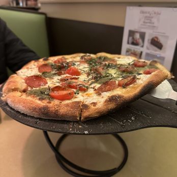 Wicked Restaurant and Wine Bar - Regular wicked margherita pizza with pepperoni - Pizza Near Me - Mashpee, Massachusetts Wicked Restaurant and Wine Bar - Regular wicked margherita pizza with pepperoni - Pizza Near Me - Mashpee, Massachusetts