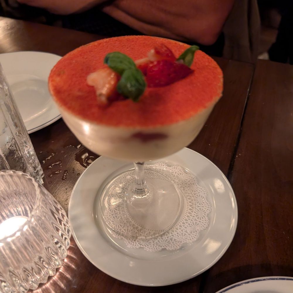 La Marchande - Strawberry tiramisu - French Near Me - New York, New York La Marchande - Strawberry tiramisu - French Near Me - New York, New York