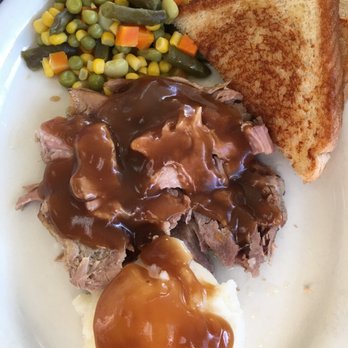 George's Restaurant - Pork Roast Dinner. - American Near Me - Tahoka, Texas George's Restaurant - Pork Roast Dinner. - American Near Me - Tahoka, Texas