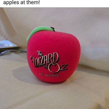 Sphere - Apple that is thrown into the audience during the alive tree scene. - Stadiums & Arenas Near Me - Las Vegas, Nevada Sphere - Apple that is thrown into the audience during the alive tree scene. - Stadiums & Arenas Near Me - Las Vegas, Nevada