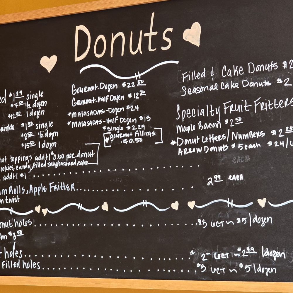 Robin’s Snowflake Donuts & Cafe - Menu as of 12/22/2024 - Donuts Near Me - Spring, Texas