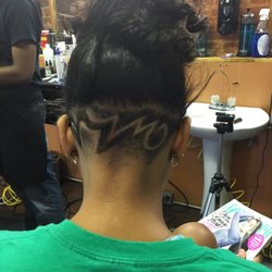 Barber in Demand - My daughters undercut.