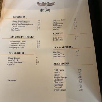 The Hide Room Coffee - Menu - Coffee & Tea Near Me - Burbank, California The Hide Room Coffee - Menu - Coffee & Tea Near Me - Burbank, California