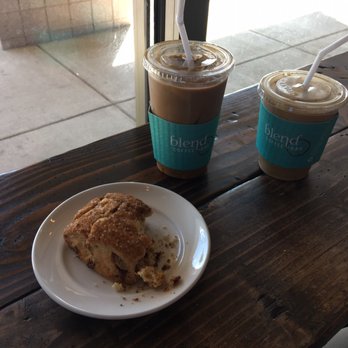 Blend Coffee Bar - Lattes and cinnamon scone - Coffee & Tea Near Me - Ashburn, Virginia Blend Coffee Bar - Lattes and cinnamon scone - Coffee & Tea Near Me - Ashburn, Virginia
