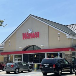 Exterior outside entrance of Wawa - Gambrills, Maryland Exterior outside entrance of Wawa - Gambrills, Maryland