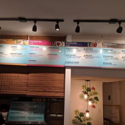 Tropic Berry Cafe - The menu