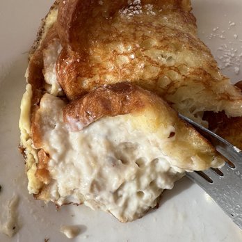 Sweet E's Cafe - Closeup of the "stuffed" banana French toast -- yum! - Cafes Near Me - Honolulu, Hawaii Sweet E's Cafe - Closeup of the "stuffed" banana French toast -- yum! - Cafes Near Me - Honolulu, Hawaii