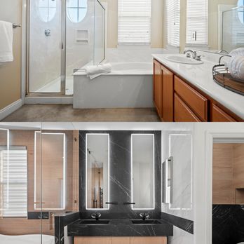 MA Dimensions - Master Bath Before/After - Interior Design Near Me - Los Altos Hills, California MA Dimensions - Master Bath Before/After - Interior Design Near Me - Los Altos Hills, California
