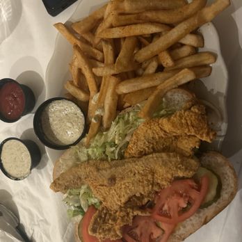 BrewRiver Creole Kitchen - FRIED CATFISH PO' BOY so great the tater sauce was epic - Gastropubs Near Me - Cincinnati, Ohio BrewRiver Creole Kitchen - FRIED CATFISH PO' BOY so great the tater sauce was epic - Gastropubs Near Me - Cincinnati, Ohio
