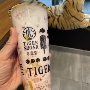 Tiger Sugar - strawberry mochi - Bubble Tea Near Me - New York, New York Tiger Sugar - strawberry mochi - Bubble Tea Near Me - New York, New York