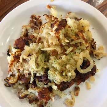 The Pantry - Side of hash browns with their signature seasoning and grilled onions - Breakfast & Brunch Near Me - San Mateo, California The Pantry - Side of hash browns with their signature seasoning and grilled onions - Breakfast & Brunch Near Me - San Mateo, California