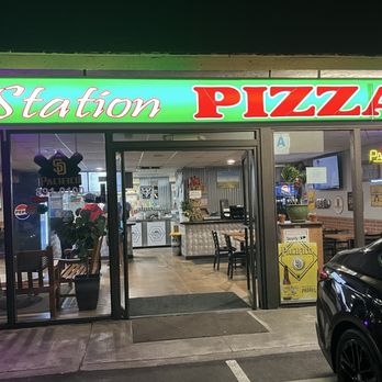 Station Pizza - Outside Look - Pizza Near Me - San Marcos, California Station Pizza - Outside Look - Pizza Near Me - San Marcos, California