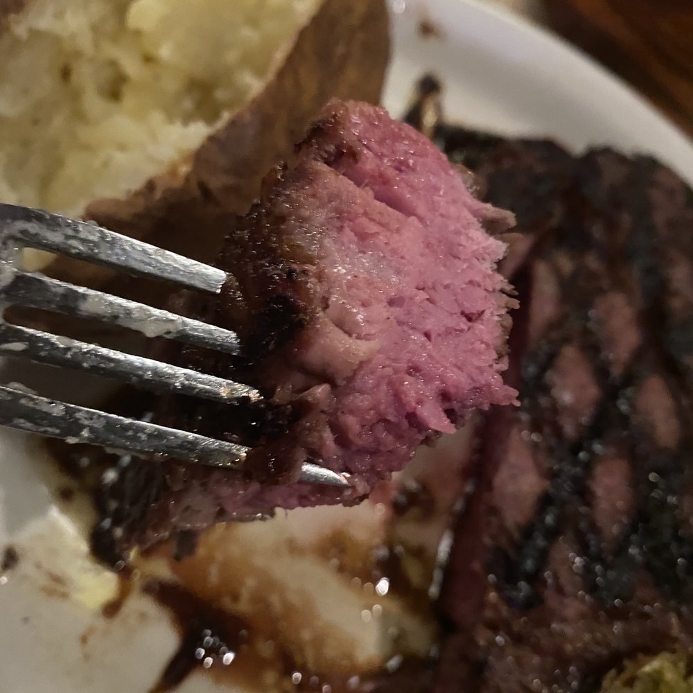 Popeye's Chop House - Beautiful medium rare - Steakhouses Near Me - Breese, Illinois