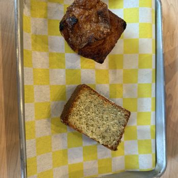 Rockman Coffee and Bakeshop - Poppyseed almond pound cake and kougin amann. - Coffee & Tea Near Me - Austin, Texas Rockman Coffee and Bakeshop - Poppyseed almond pound cake and kougin amann. - Coffee & Tea Near Me - Austin, Texas