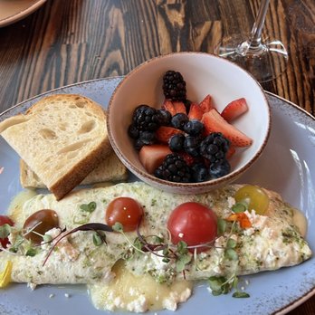 Bosscat Kitchen & Libations - Veggie Omelet - New American Near Me - Woodlands, Texas Bosscat Kitchen & Libations - Veggie Omelet - New American Near Me - Woodlands, Texas