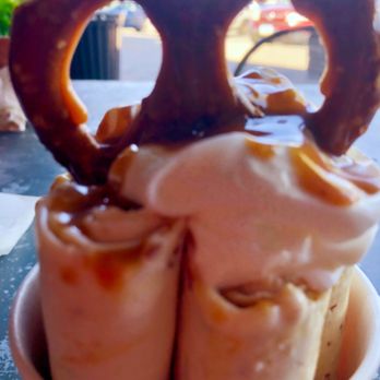 Rolled Mountain Creamery - Sea Salt Caramel - a bad picture so my excuse to go back for more sometime soon! - Chocolatiers & Shops Near Me - Reno, Nevada