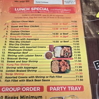 Big Chopsticks - Lunch specials all the way. - Chinese Near Me - Mission Viejo, California