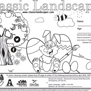 Classic Landscapes - Colouring contest! - Nurseries & Gardening Near Me - Edmonton, Alberta Classic Landscapes - Colouring contest! - Nurseries & Gardening Near Me - Edmonton, Alberta