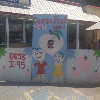 Georgia Peach World - Outside of peach world - Specialty Food Near Me - Townsend, Georgia Georgia Peach World - Outside of peach world - Specialty Food Near Me - Townsend, Georgia