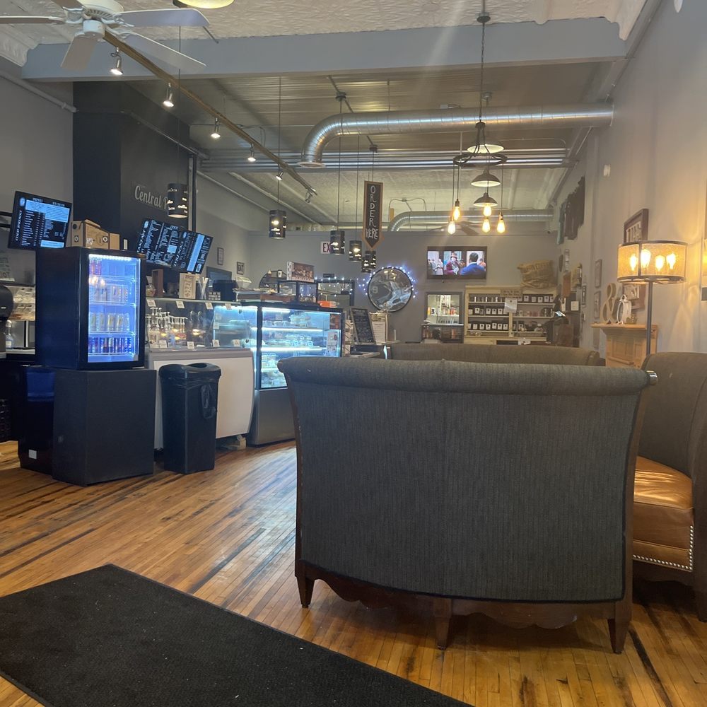 Central Perk Coffee House - A view from near the entrance in the direction of the order counter and kitchen. - Coffee & Tea Near Me - Estherville, Iowa