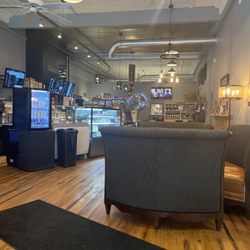 Central Perk Coffee House - A view from near the entrance in the direction of the order counter and kitchen.